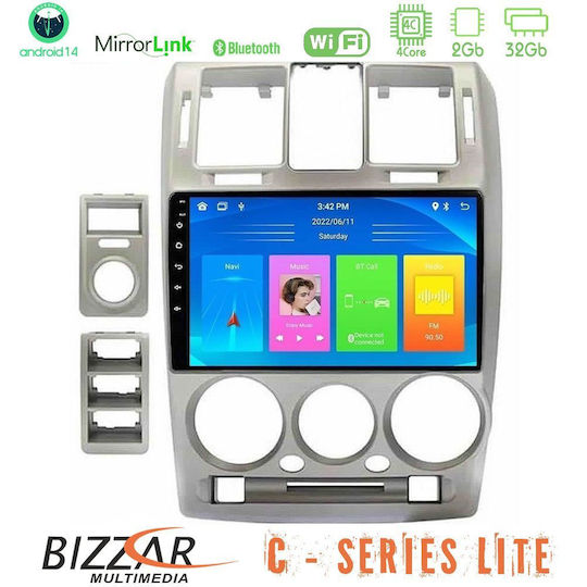 Auto-Audiosystem Für Hyundai Getz 2002-2009 Bluetooth USB AUX Eingebautes Wi-Fi GPS Apple CarPlay Android Auto Mit 9 Zoll Touchscreen