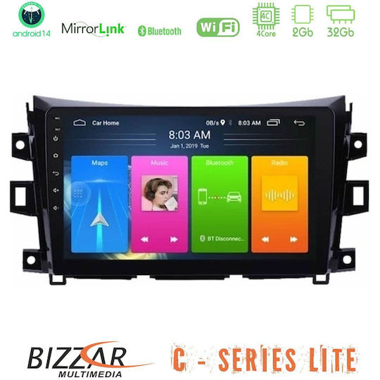 Bizzar Ηχοσύστημα Αυτοκινήτου για Nissan Navara / NP300 2016-2021 (Bluetooth/USB/AUX/WiFi/GPS/Apple-Carplay/Android-Auto) με Οθόνη Αφής 9"