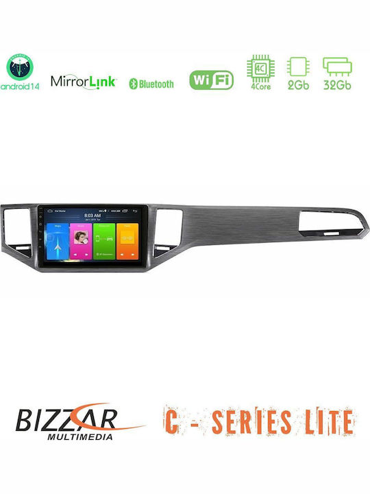 Bizzar Car Audio System for Volkswagen Sportsvan 2014-2020 (Bluetooth/USB/AUX/WiFi/GPS/Apple-Carplay/Android-Auto) with Touch Screen 9"