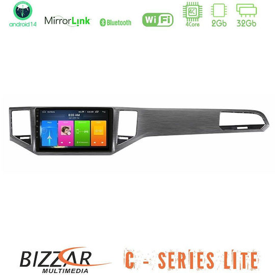 Bizzar Auto-Audiosystem für Volkswagen Sportwagen 2014-2020 (Bluetooth/USB/AUX/WiFi/GPS/Apple-Carplay/Android-Auto) mit Touchscreen 9"