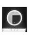 Alista Home Кръгло Банско Огледало LED Touch 60x60см Прозрачен