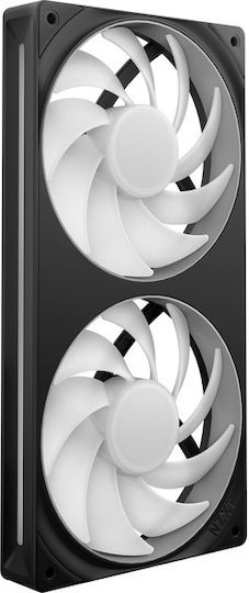 NZXT F280 Core Case Fan 2000rpm 98.61cfm with ARGB Lighting and 4-Pin PWM Connection 4-Pin NZXT RGB 2pcs