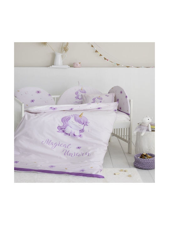 Nima Magical Unicorn Комплект Бебешки Чаршафи З...
