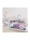 Das Home 4853 Baby Sheets Set Crib Cotton Purple 125x170cm