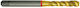 960st51 Machine Long Taps Normal Fine Pitch Din 371 376 374 Form C Tin Dim M 10 X 1,50 Mm