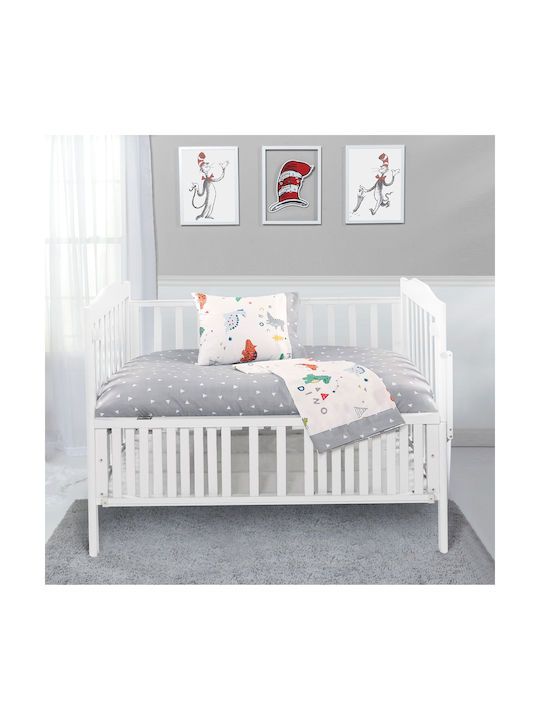 Beauty Home Art Baby Sheets Set Crib Cotton Fitted Multicolored 120x160cm 202100014