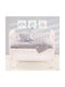 Beauty Home Art Baby Sheets Set Crib Cotton Satin Fitted Gray 70x140cm 202100011