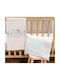 abo Masal Baby Sheets Set Crib Cotton Fitted Pink 70x140cm 3pcs
