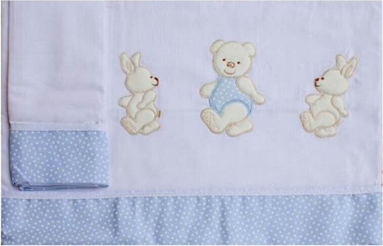 Bebecor Set 2615 Friends Light Blue 80x140 cm