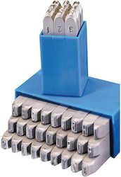 Set obere Buchstabenstempel 1 Mm S