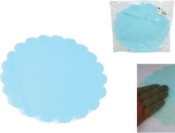 Next Fabric for Wedding Favors Made of Organza Blue Organza Round Ø24cm Blue 50pcs 1pcs