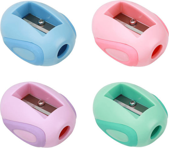 Deli Plastic Sharpener (Μiscellaneous Colours) 1pcs