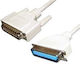 Καλώδιο RS232 25-pin male σε Parallel 36-pin male 1.8m 04.001.0001 5τμχ