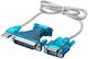 Καλώδιο RS232 9-pin male σε USB-A 04.001.0414 2τμχ