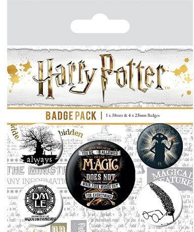 Pyramid International Badge Harry Potter 10pcs Set of Game Tokens 5pcs
