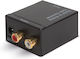 Convertor Audio Stereo Toslink Rca Intrare Digitală Ieșire Analogică 2x Rca Către Amplificator Alimentare Usb Delight 05147