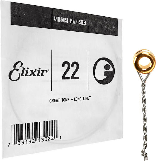 Elixir Elixir Anti-Rost Plain Einzel Stahl Laouto Saiten 22" Kugelkopf