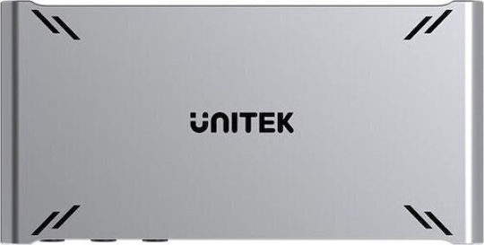 Unitek SW-KVM-UNI-001 KVM & Data Switch με USB-C / HDMI