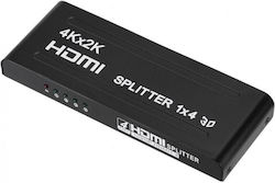Jager Διακλαδωτης Hdmi 1 Εισοδο-4 Εξοδων 4kx2k Sp-4hdmi-4k