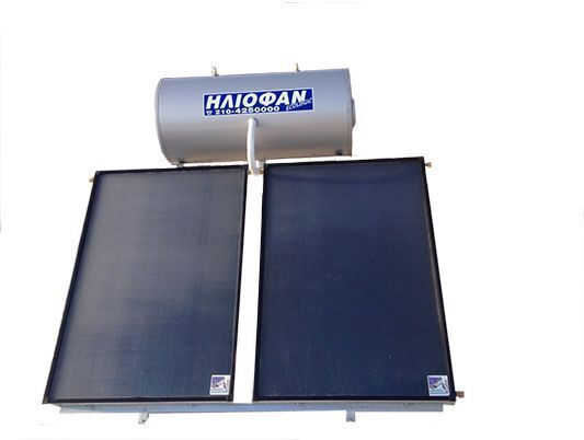 Ηλιοφάν EcoLogic Ηλιακός Θερμοσίφωνας 300lt Glass Τριπλής Ενέργειας 4.74τ.μ. Επιλεκτικός
