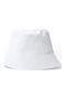 Kids' Hat Bucket Fabric White