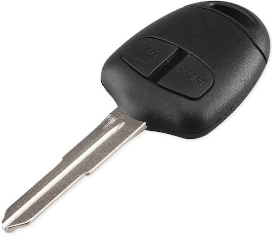 Husă Cheie Auto Compatibilă Mitsubishi Lancer Grandis Outlander Evo Colt Mirage 2 Butoane Lamă Dreapta