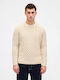 Langarm-Pullover Cream
