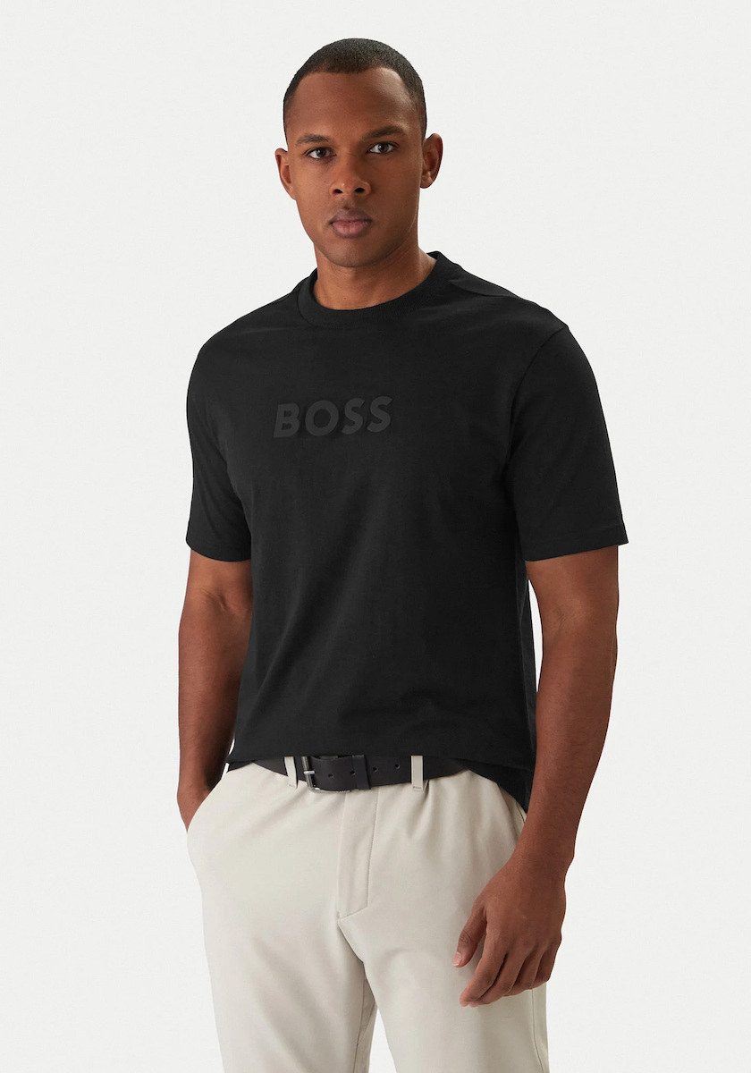 Boss Jersey T-shirt Black 50553652-001 | Skroutz.mt