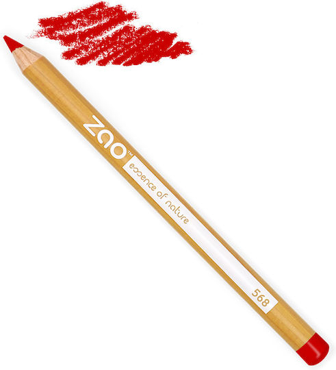 Zao Organic Makeup Молив за устни Έντονο Κόκκινο