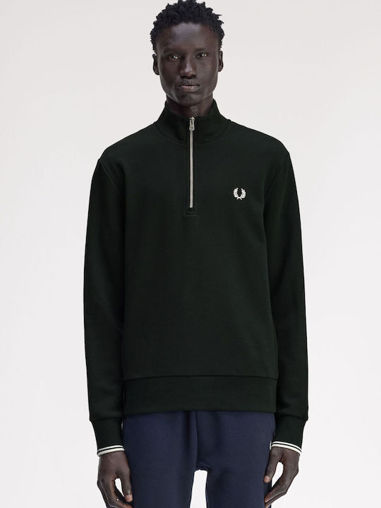 Fred Perry Μπλούζα Night Green, Snow White