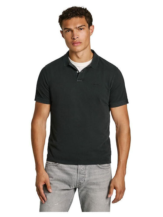Pepe Jeans Polo Μπλούζα Κοντομάνικη Black