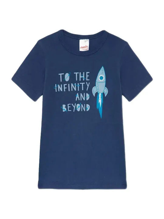 Minerva Rocket Παιδικό Φανελάκι Indigo