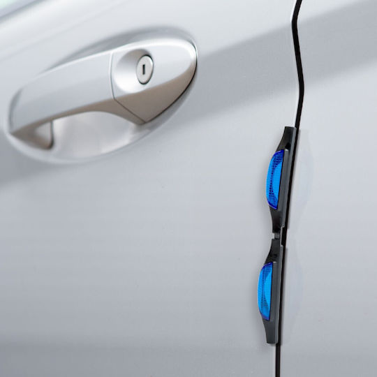 Universal Door Edge Protector Blue Reflective 2 Pieces Pack