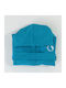 Borea Kids Hooded Bathrobe Turquoise