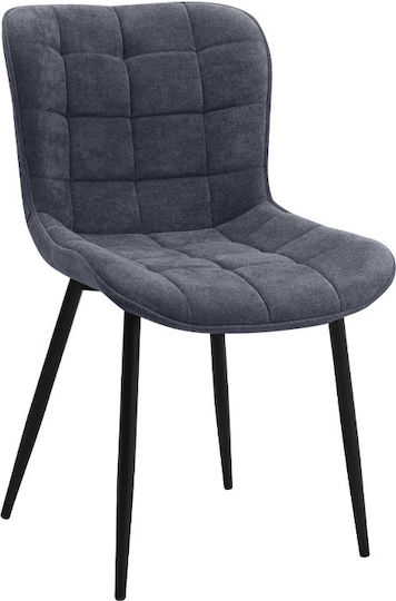 Chairs Dining Room Chiara 48x58x81cm 2pcs Anthracite