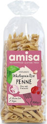 Penne Din Orez Integral Fara Gluten Organic 500g Amisa Penne Din Orez Integral Fara Gluten Organic 500g Amisa