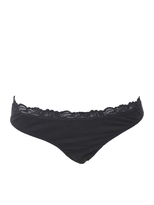Hanro Femeie Slip Negru