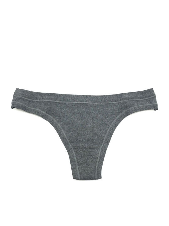 Ouno Cotton Women's Gray Anthracite String