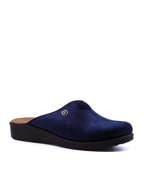 Fly Flot Anatomische Damen Hausschuhe Blau