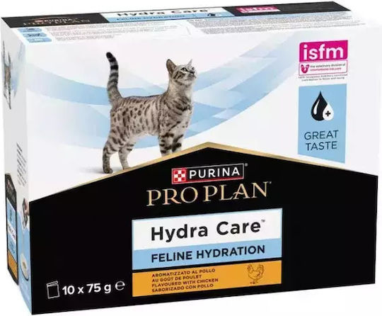Pro Plan Pro Plan Feline Hydra Care Nasses Katzenfutter mit Huhn 10x75gr