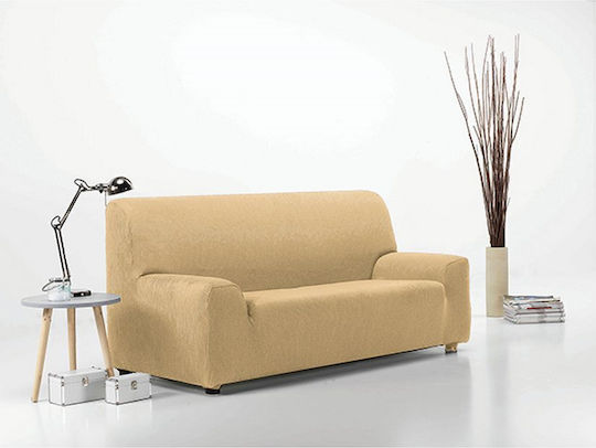 Sunshine Rust Elastische Abdeckung für Wohnzimmerset Beige 2Stück 021-11-1
