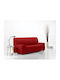 Sunshine Elastische Abdeckung für Wohnzimmerset Rot 2Stück 021-1-3-SET-2-RED
