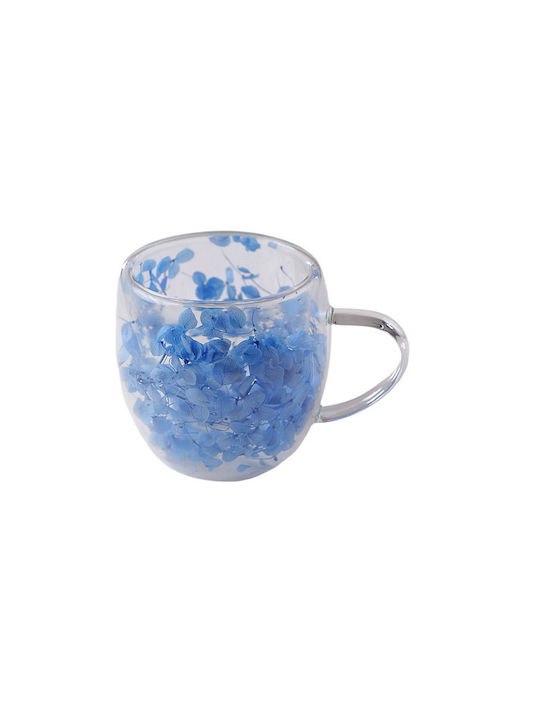 CupHup Passion Flower Κούπα Γυάλινη Διάφανη 300ml