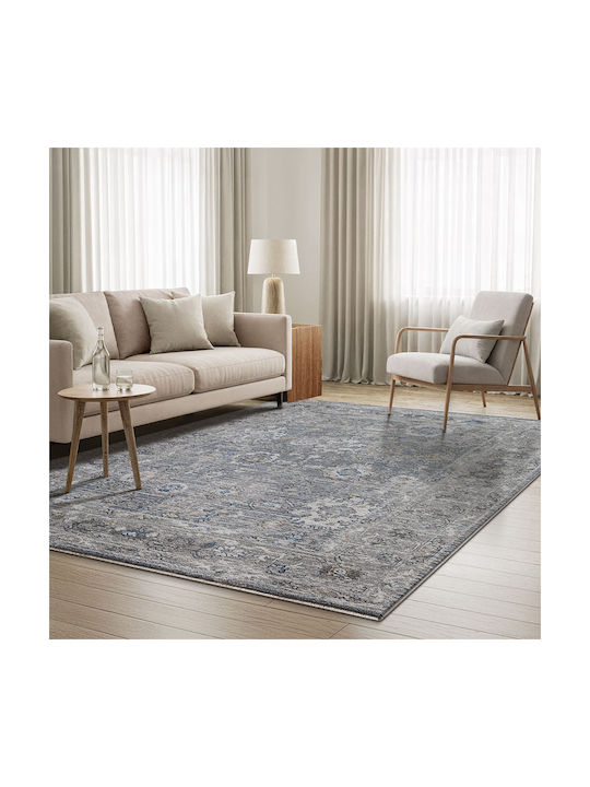 Newplan Lotus 37407 Modern Bedroom Rugs Set Gra...
