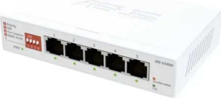 Asus QG-U1050 Unmanaged L2 Switch with 5 Gigabit (1Gbps) Ethernet Ports