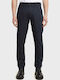 Morry Trousers Chino in Tapered Line Blue Black