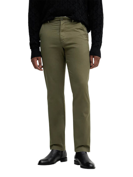 Calvin Klein Hose Chino Elastisch Khaki