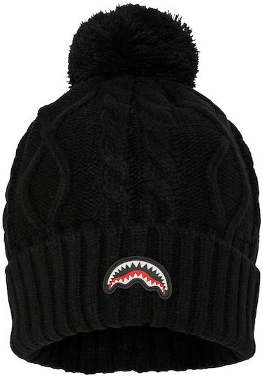 Lowkey Puff Beanie Masculin Fleece Căciulă Tricotat în culoarea Negru