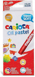 252006 Carioca Pasteluri Uleioase 12 Culori Set 6 Piese