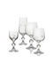 Crystalite Bohemia Set of Glasses Cocktail/Drinking / Champagne / Water / White Wine / Liqueur/Ouzo made of Crystal Stemmed 180ml 24pcs